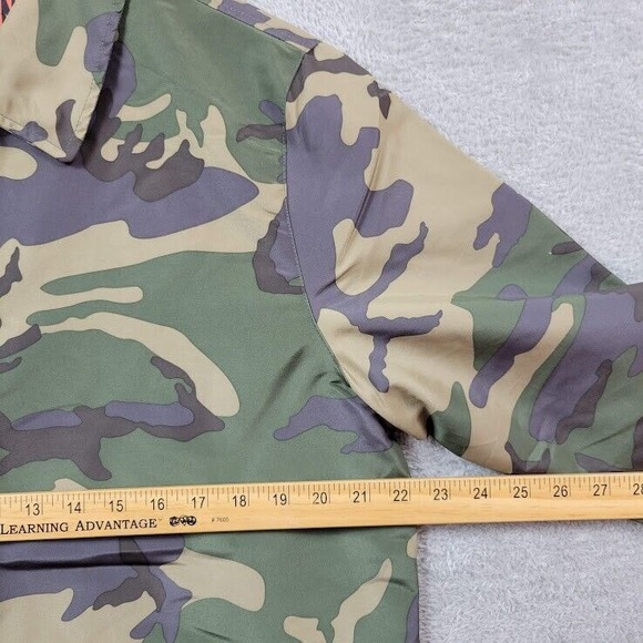 Dixxon Flannel Windbreaker Jacket Mens Medium Camo Ground Up Customs Working‎ - Picture 5 of 12